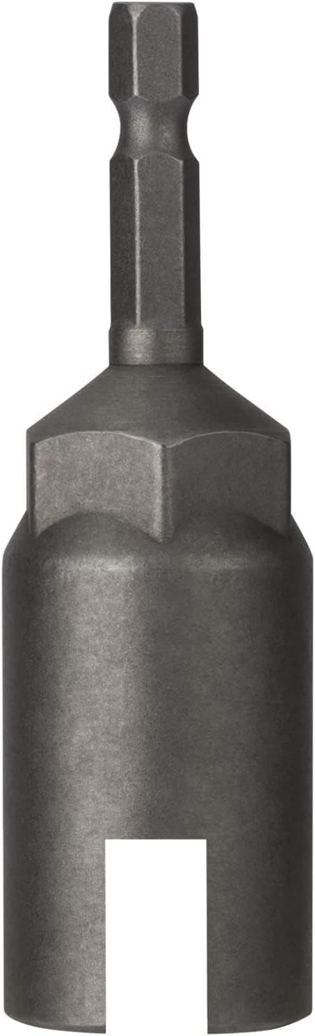 Upgraded Large Slotted Hurricane Wingnut Driver - Wing Nut Drill Bit Socket Tool, 1/4" Hex Shank for Panel Wing Nuts, Screws Eye C Hook & Q-Hanger, Steel