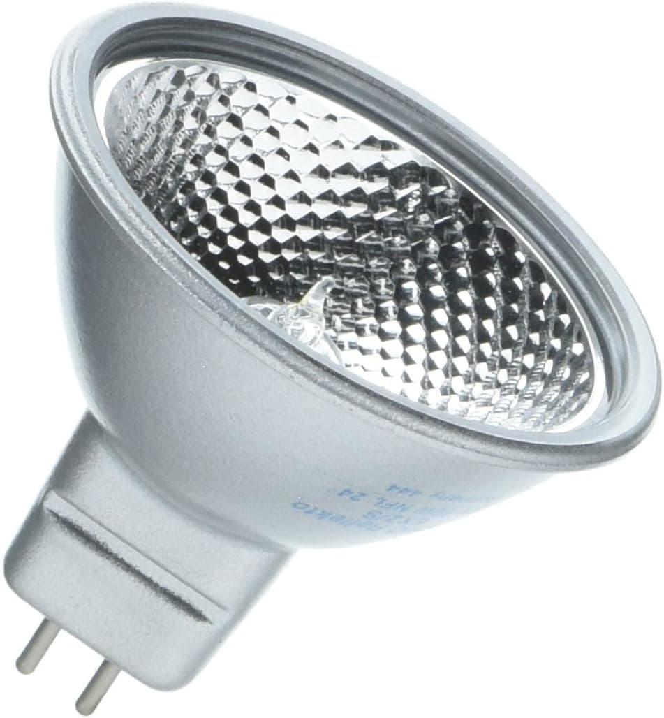 Ushio 1001653 - EXZ/S, REFLEKTO SILVER - Superline Reflecto 50 Watt 12 Volt MR16 Spot Halogen Light Bulb, Silver