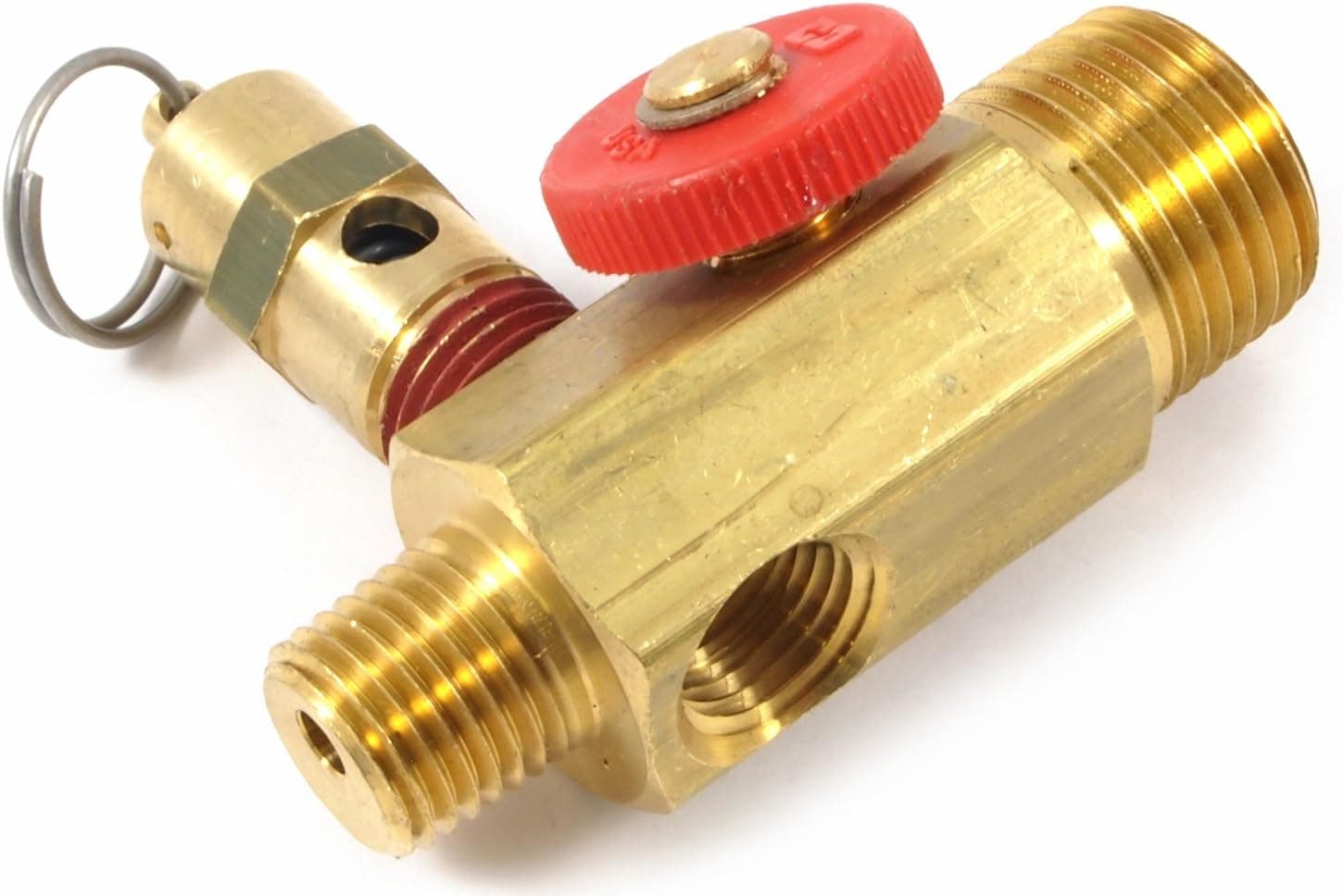 Forney 75549 Tank Manifold for Air Compressors, 1/2-Inch-Male NPT Inlet, 1/4-Inch Male NPT Outlet