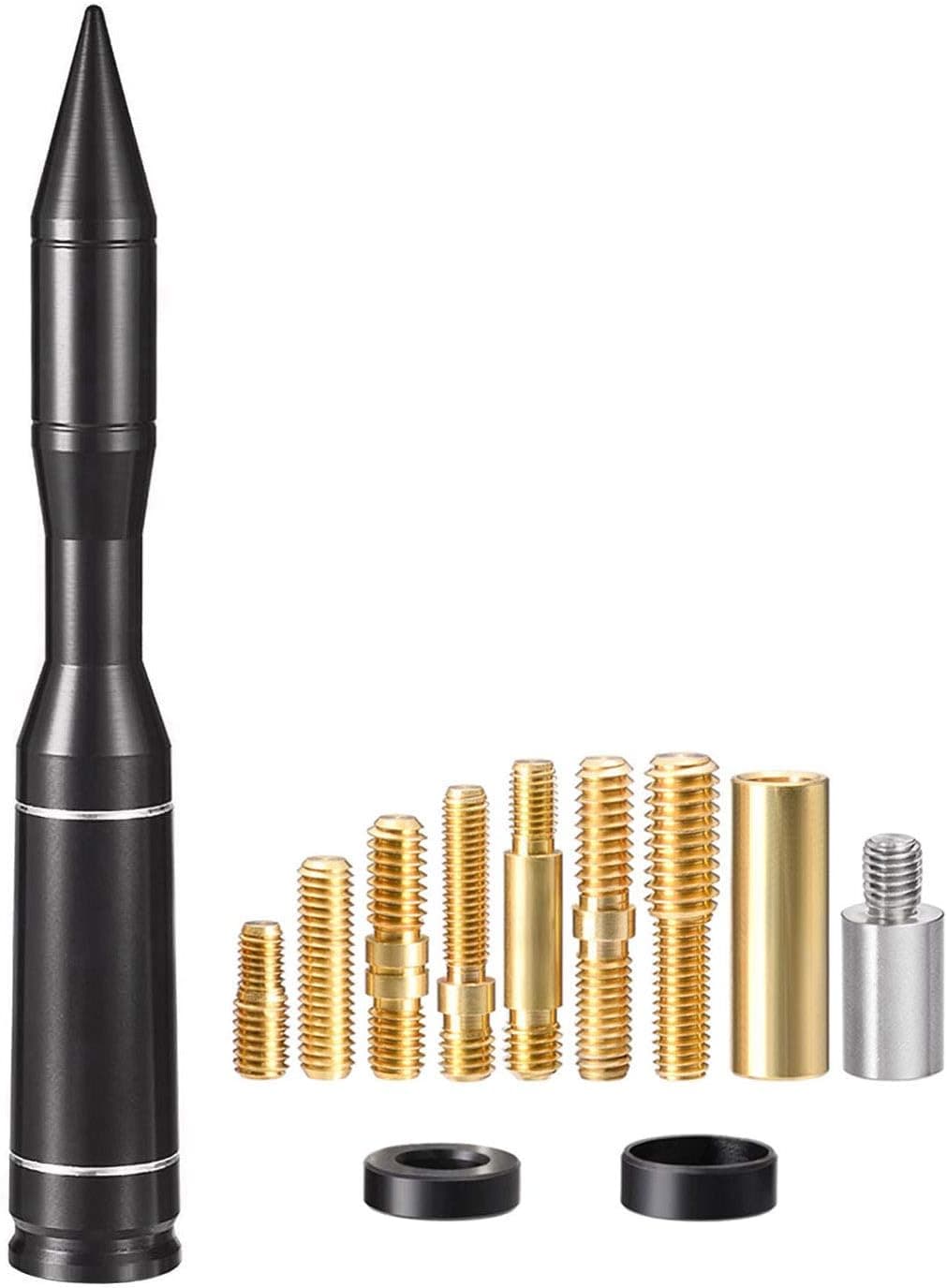Bingfu Vehicle Bullet Antenna Mast Rocket Car Truck Antenna Replacement for Ford F Series F150 Raptor F250 F350 F450 Super Duty Ranger Explorer Dodge RAM 1500 2500 3500 Heavy Duty Classic Pickup Truck