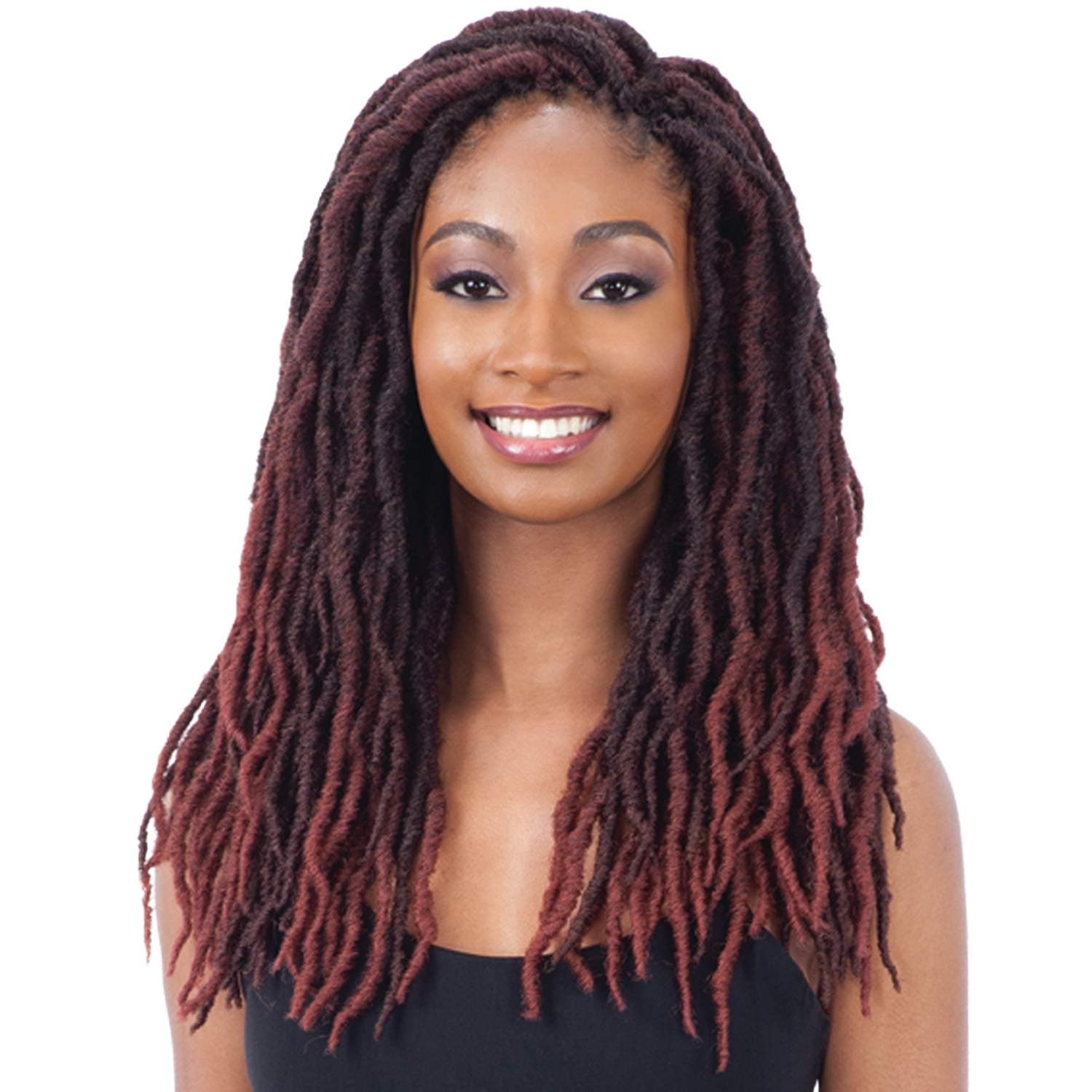 MULTI PACK DEALS! FreeTress Synthetic Hair Crochet Braids 2X Bo Loc 14" (6-PACK, 1B)