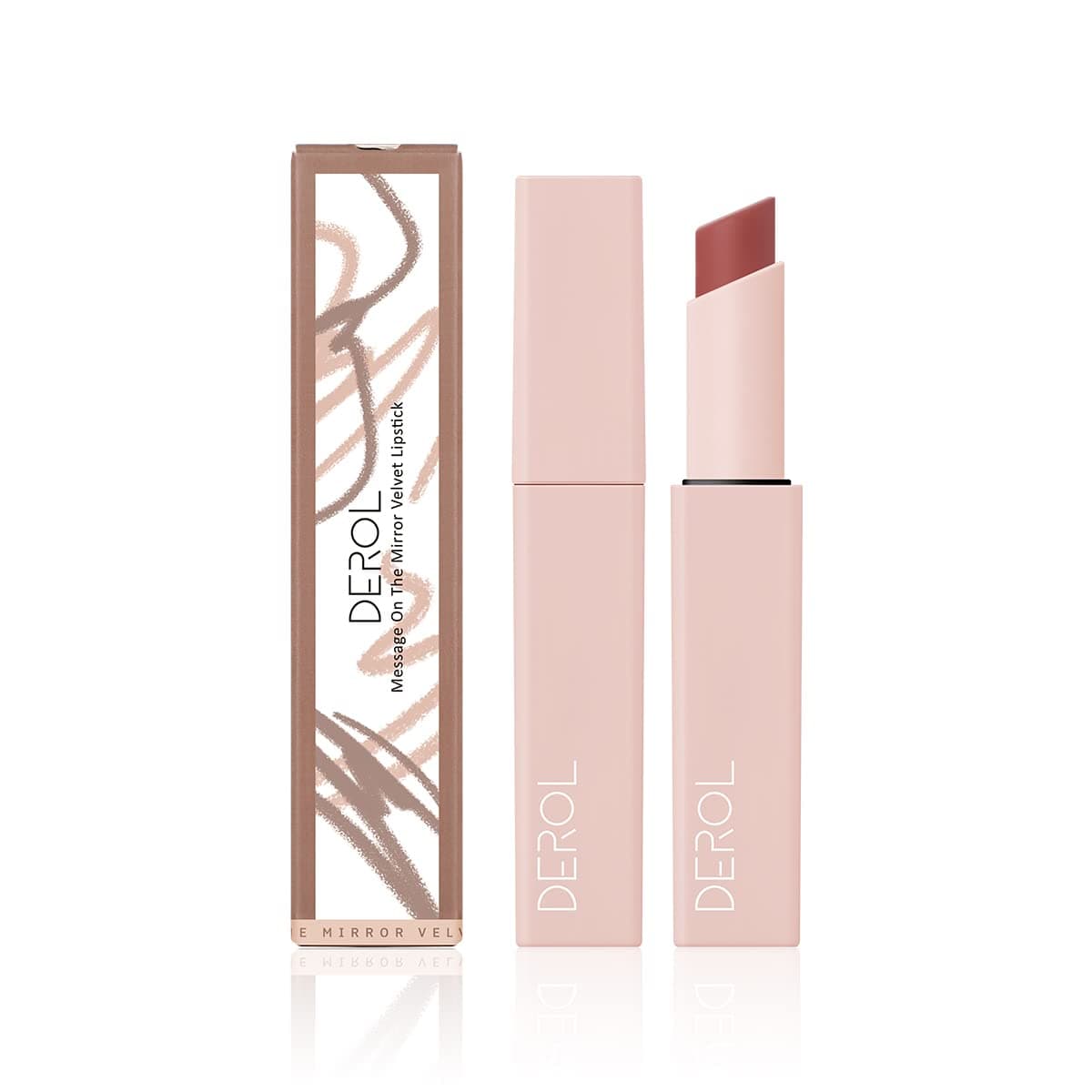 KUSSLIPPE Suede Lipstick, Creamy Matte Lipstick Longwear Soft, Ultra-Hydrating High-Impact Lip Color Intense Nude Color, Natural Lip Stick,Moisturizing Organic Lip Stain For Lips Makeup, (AMBIGUOUS #1)