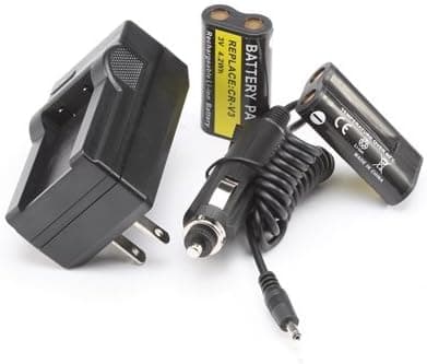 CR-V3 CRV3 LITHIUM 2P Battery +Charger for Kodak Camera
