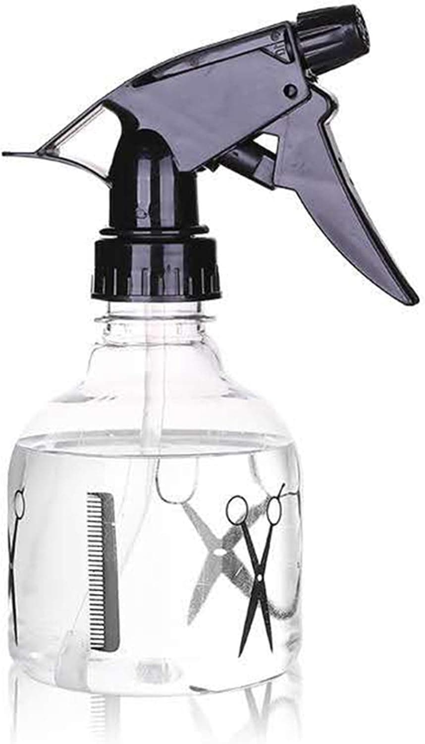 YUELAX Plastic Spray Bottle for Hair, 8oz/250ml Empty Fine Mist Water Spray Bottles, with Mist and Stream Adjustable Nozzle for Hair, Cleaning Solutions, House Garden Plants (250ml-1pcs)