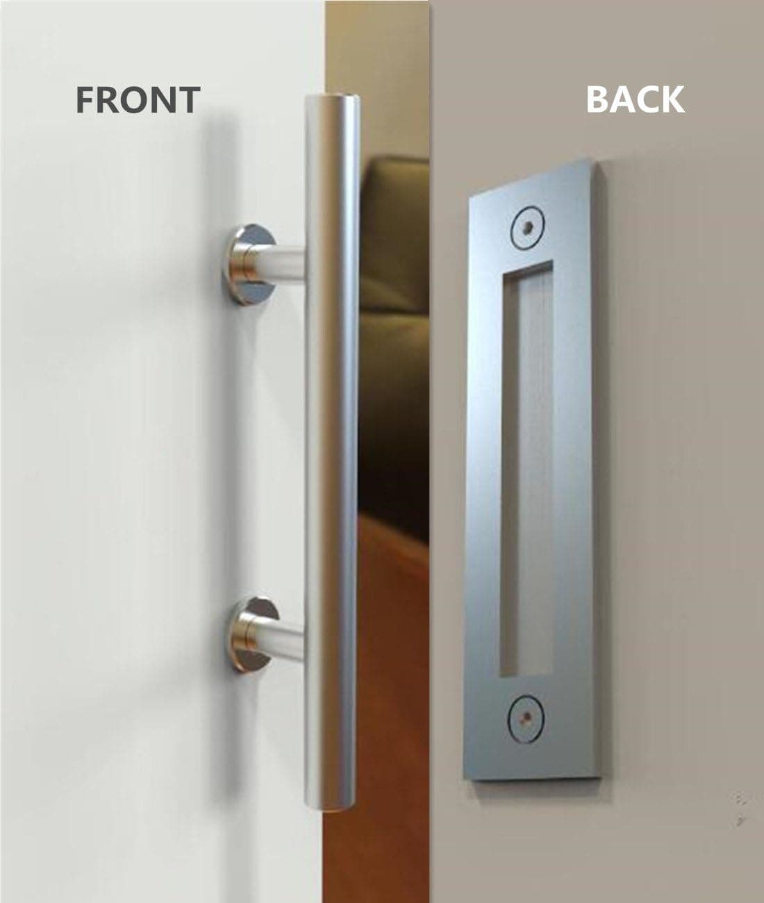 Stainless Steel Sliding Barn Door Handle Wood door handle Barn Door Handle Pull