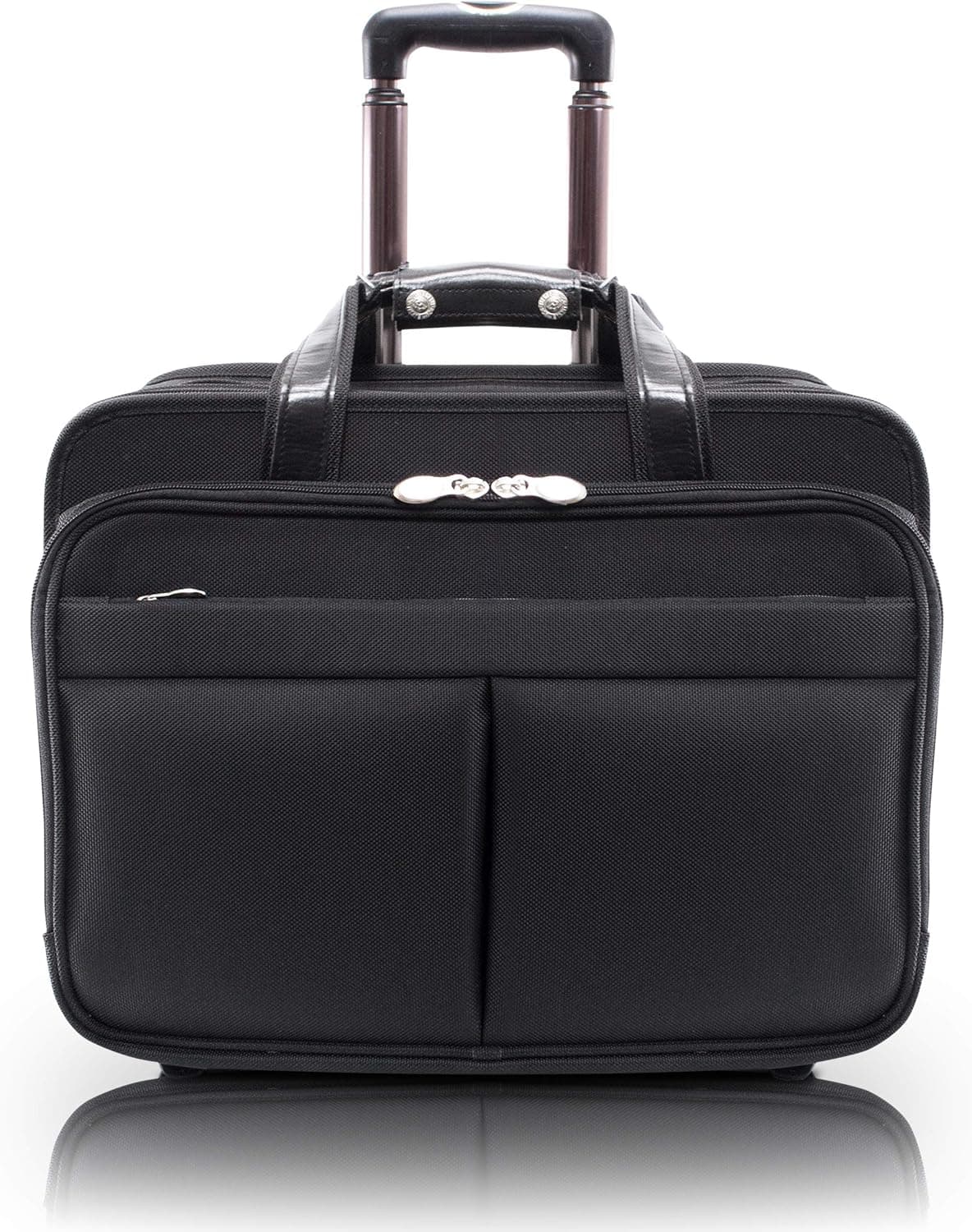 Mcklein R Series Roosevelt Ballistic Detachable Wheeled Laptop Briefcase
