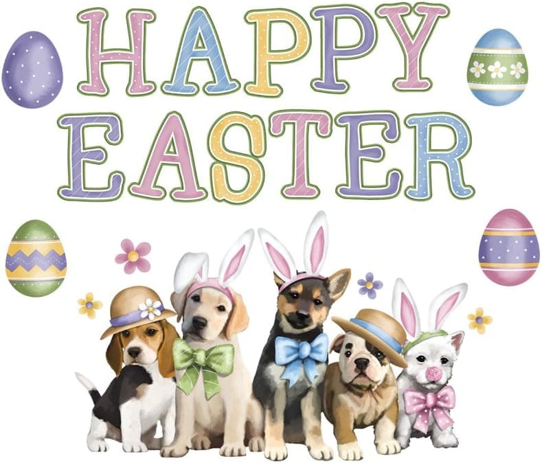 Collections Etc Easter Animal Garage Door Magnets, Dog
