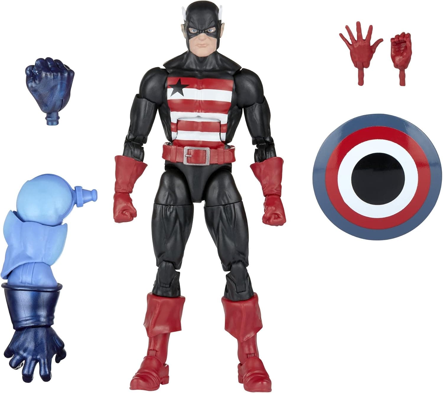 Marvel Legends Series U.S. Agent Classic Comics Action Figure 6-inch Collectible Toy, 1 Accessory, 2 Build-A-Figure Parts