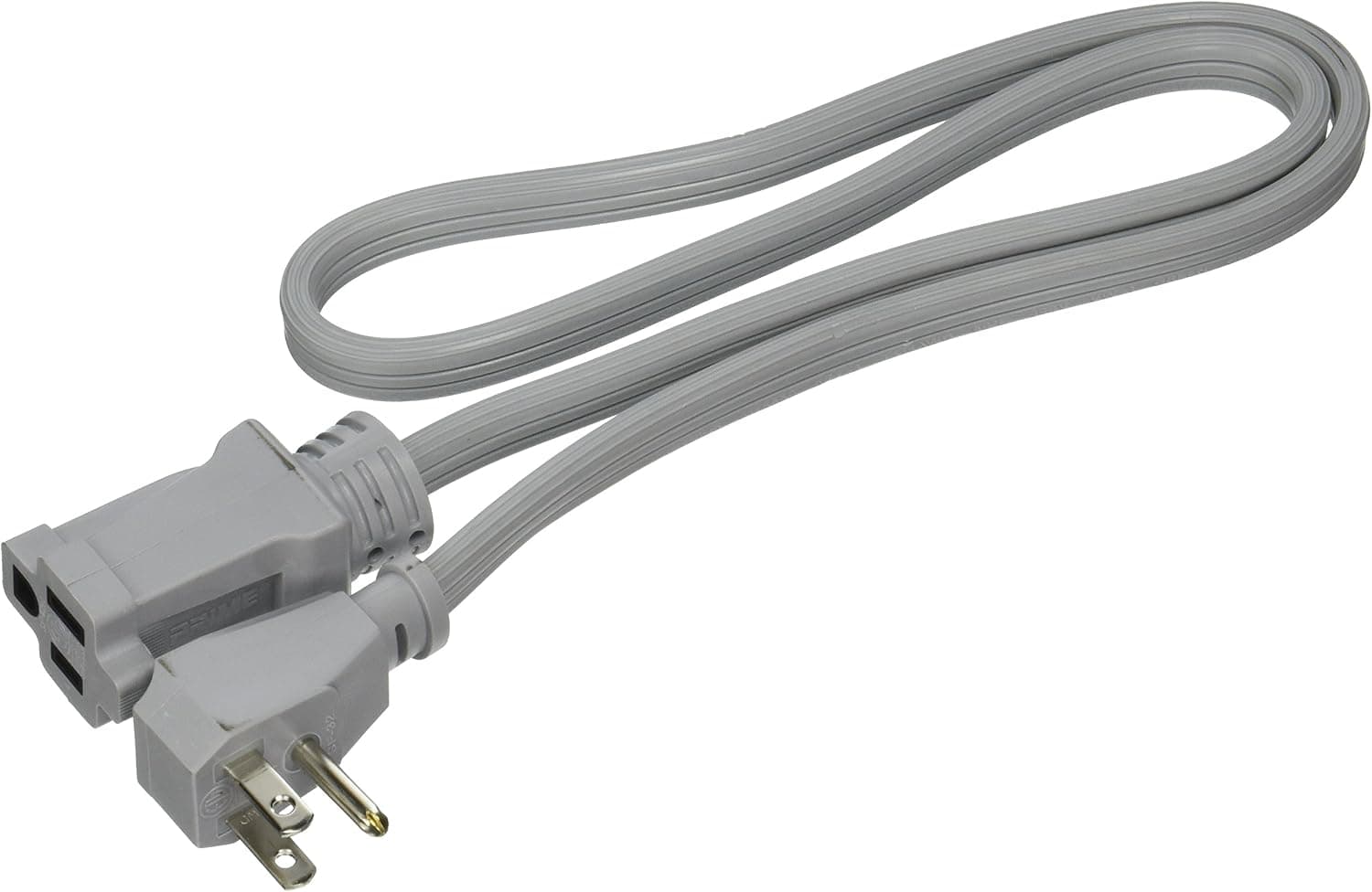 Prime, Gray, EC680503L Air Conditioner and Major Appliance Extension Cord, 3-Feet, 3 ft