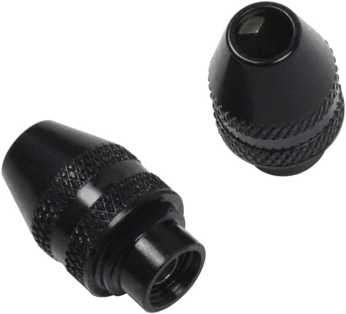 ASNOMY 2Pcs Multi Quick Change Keyless Drill Chuck Replacement for Dremel 4486 Rotary Tools 3000 4000 7700 8200