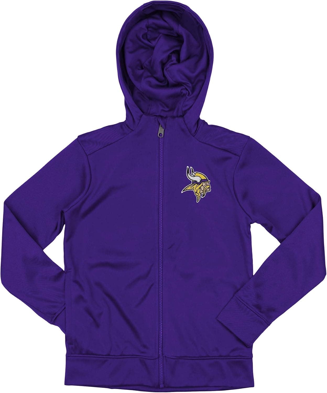 NFL Little Boys Kids (4-7) / Big Boys Youth (8-20) Performance Full Zip Hoodie - Team Options