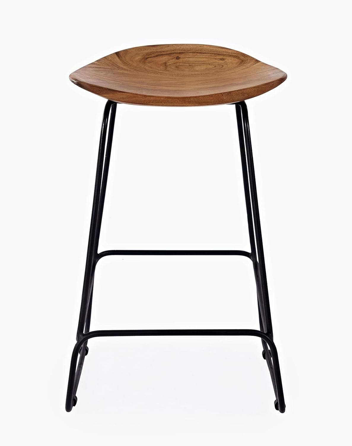 Nature's Edge Solid Acacia Counter Height Backless Stool (Set of 3)