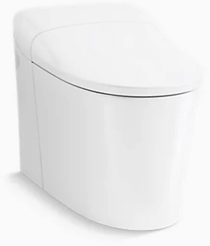 KOHLER 77795-0 Eir Comfort Height One-Piece Intelligent Toilet, Elongated Seat and Dual-Flush, White