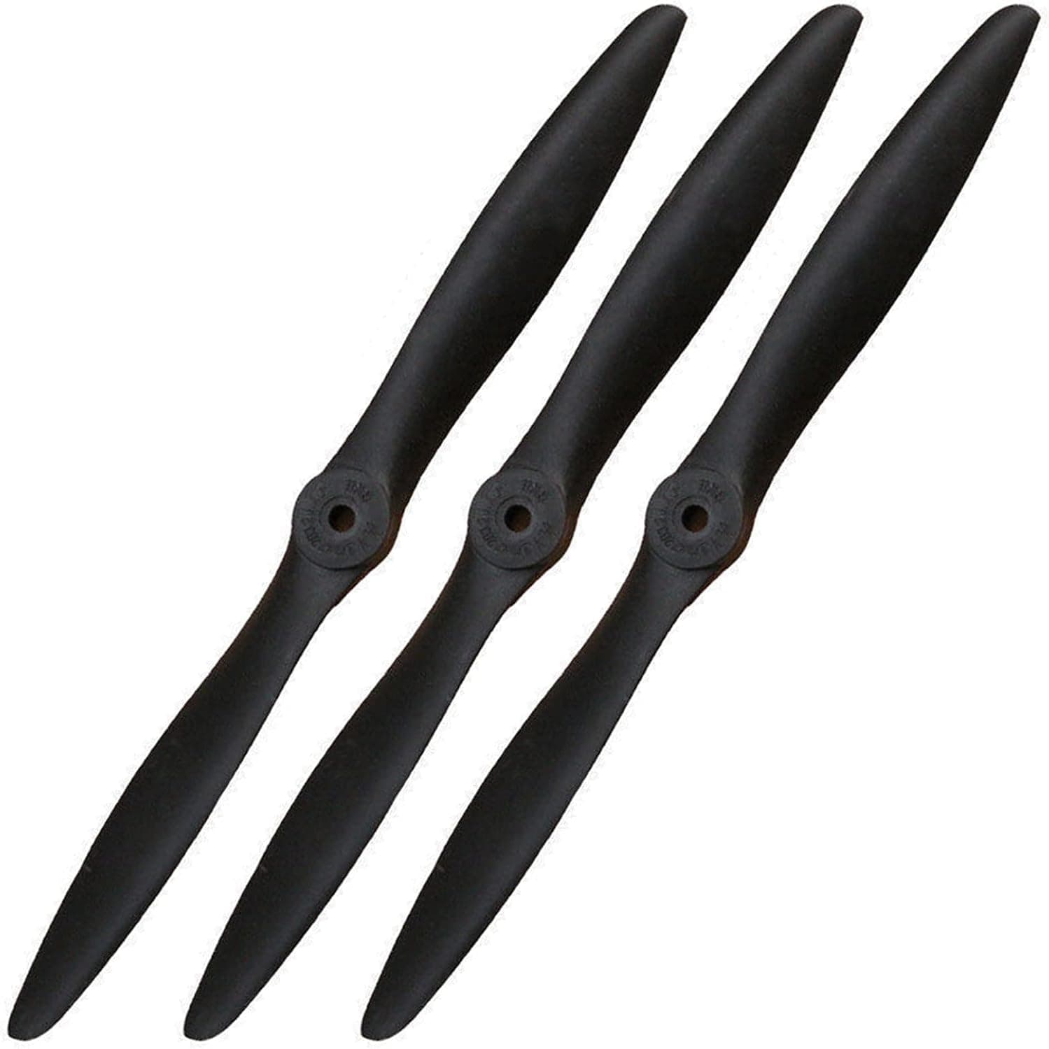 XOAR PJG 8x4 RC Airplane Propeller 8 Inch 2 Blade Nylon Prop for Fixed-Wing RC Planes (Pack of 3)