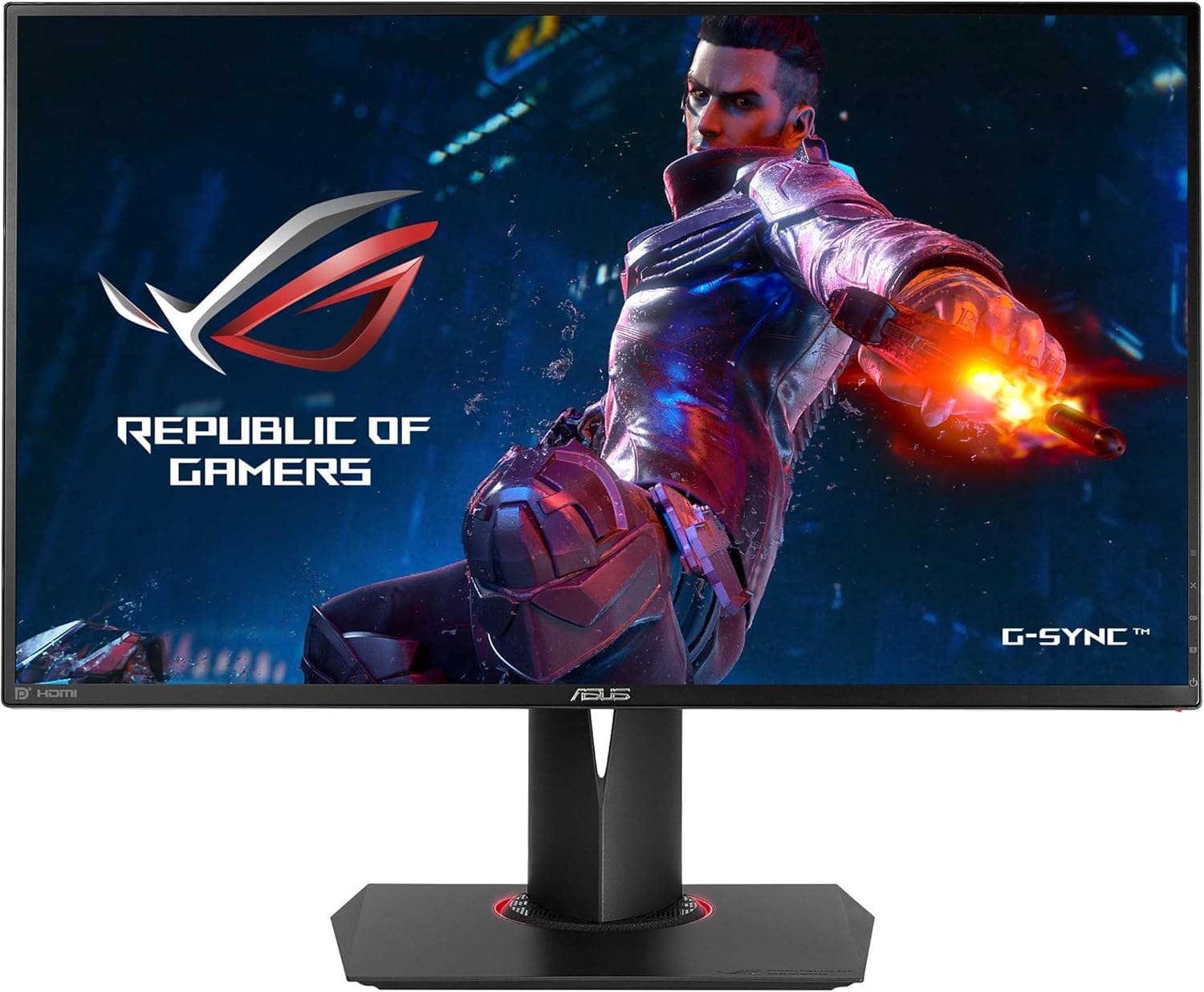 ASUS ROG Swift PG278QR 27” G-SYNC Gaming Monitor 165Hz 1440p 1ms with Eye Care DisplayPort HDMI USB