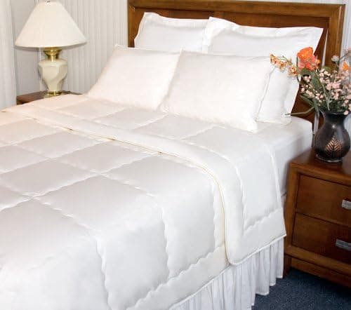 Newpoint Organic Cotton Twin Comforter with Organic Cotton Fiber Fill