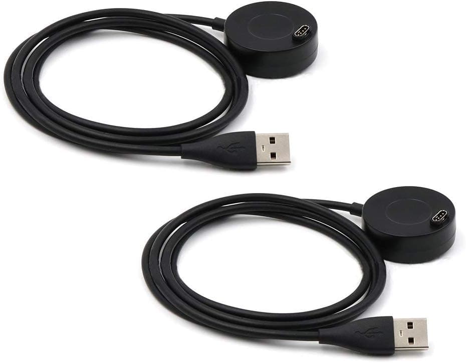 RuenTech 2-Pack Charger Compatible with Garmin D2 Air Charger Cable, 3.3FT USB Charging Cord Replacement Charging Dock for Garmin D2 Air X10 Smartwatch