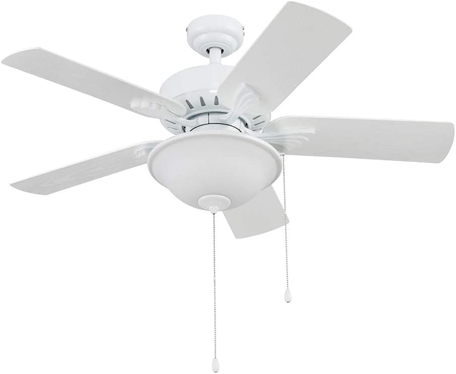 Portage Bay 51448 Viretta Ceiling Fan, 42, White