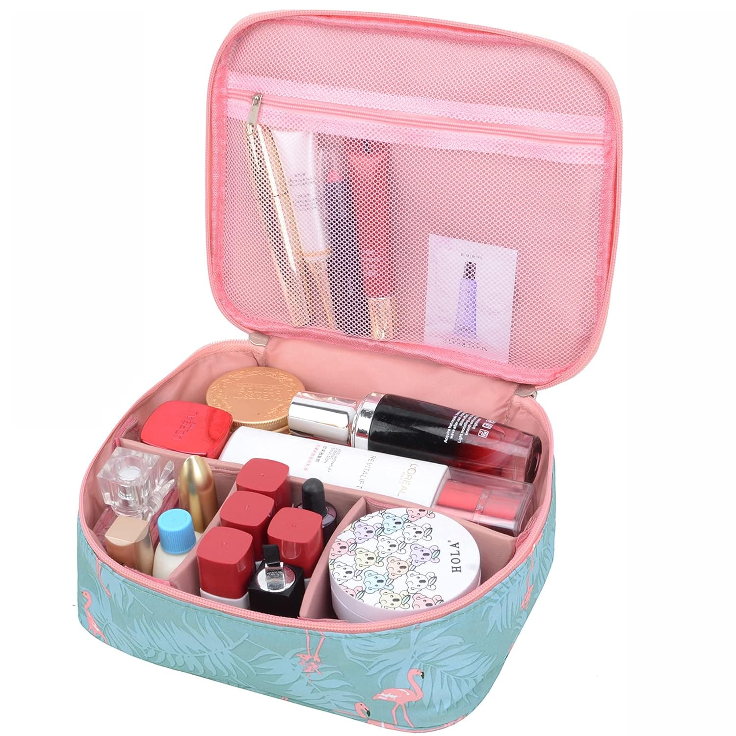 MKPCW Portable Travel Makeup Cosmetic Bags Organizer Multifunction Case Toiletry Bags for Women (color1)