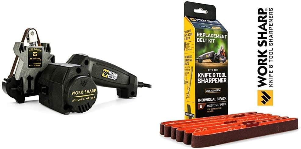 Work Sharp Knife & Tool Sharpener & Original Sharpener P220 Belt