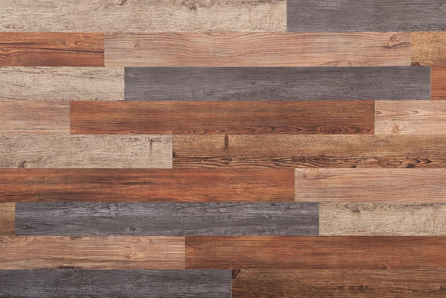 Nance Industries 16632 E-Z Peel and Press Wall Planks, 4"X36", Assorted, 20