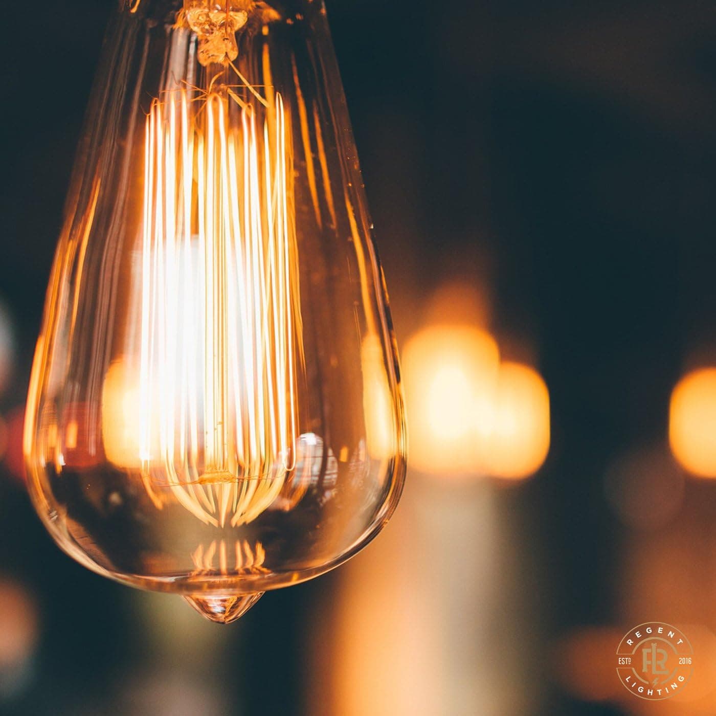Vintage Edison Light Bulb 60W (1 Pack) - Dimmable Exposed Filament - Incandescent Clear ST58 Teardrop Squirrel Cage Style - E26 Medium Base 2700K - 210 Lumens … (1 Pack)