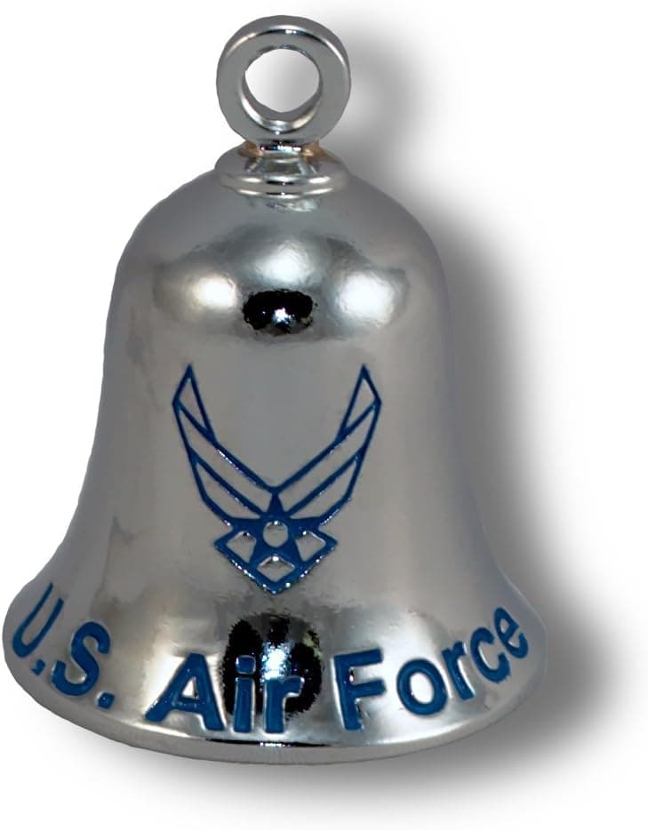 Au Cornerstone, Inc. USAF Logo Chrome Plated Brass Ride Bell