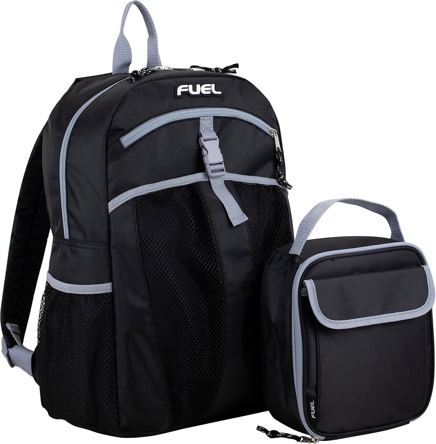 FUEL Backpack with Lunch Box Combo – 18.5” Two Compartment Mesh Front