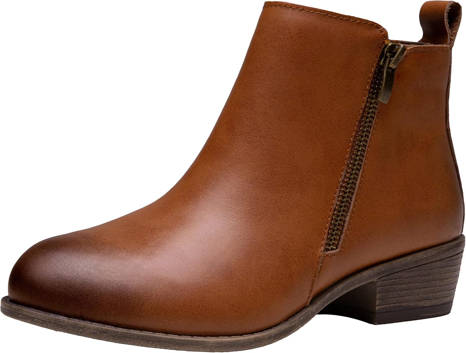 Jeossy Women's Ankle Boots Thick Heel Low Heeled Booties for Women