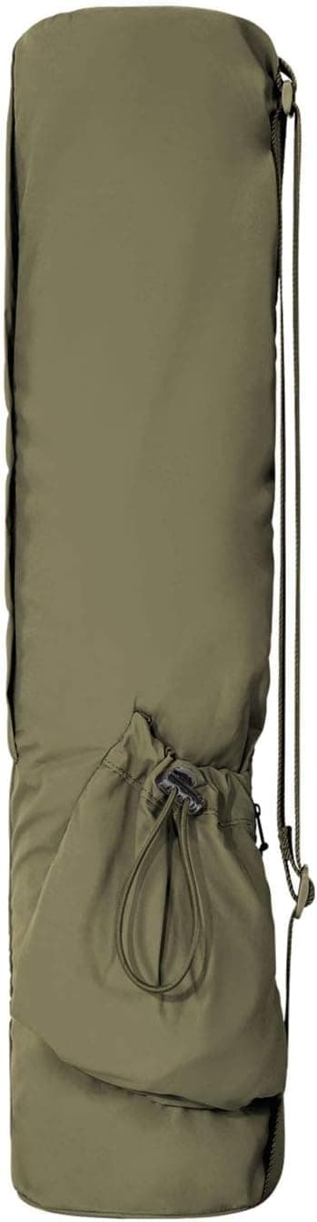 ODODOS Unisex Yoga Mat Bag with Water Bottle Pocket and Zipper Pocket, Exercise Yoga Mat Carrier with Adjustable Shoulder Strap, Olive