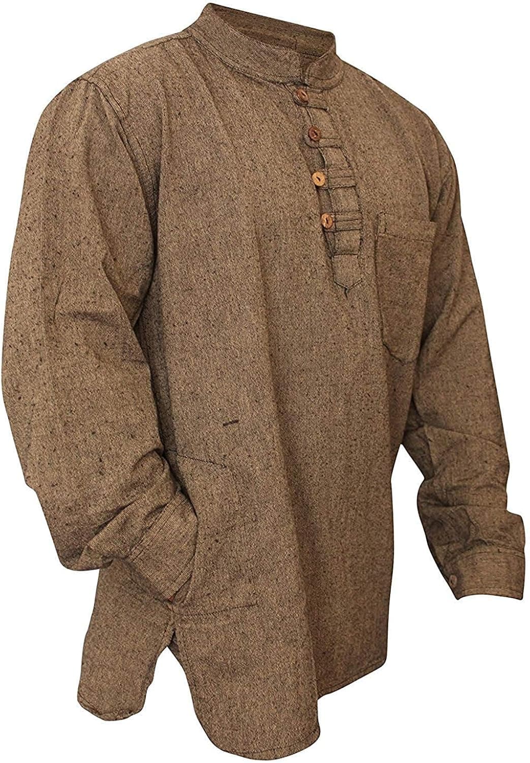Shopoholic Fashion Mens Plain Washed Out Hippie Shirts