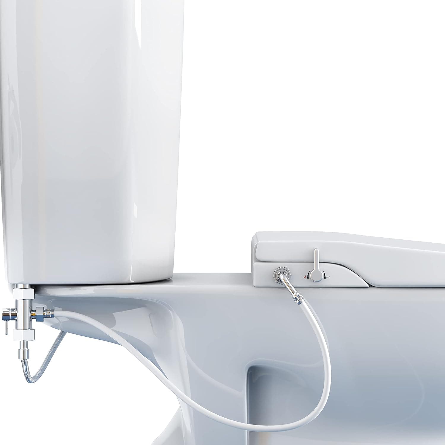 Silent Venus ROUND Seat-Self Cleaning Dual Nozzles. Rear & Feminine Cleaning - No wiring required. Simple 20-45 minute installation or less.