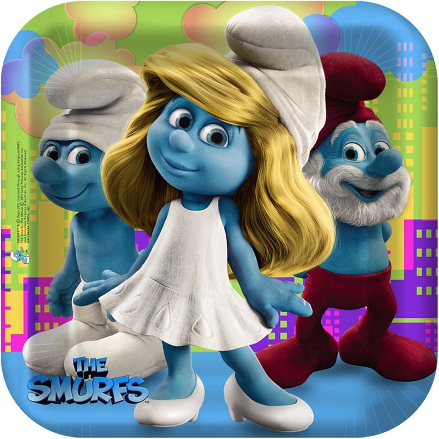 Hallmark Smurfs Dinner Plates