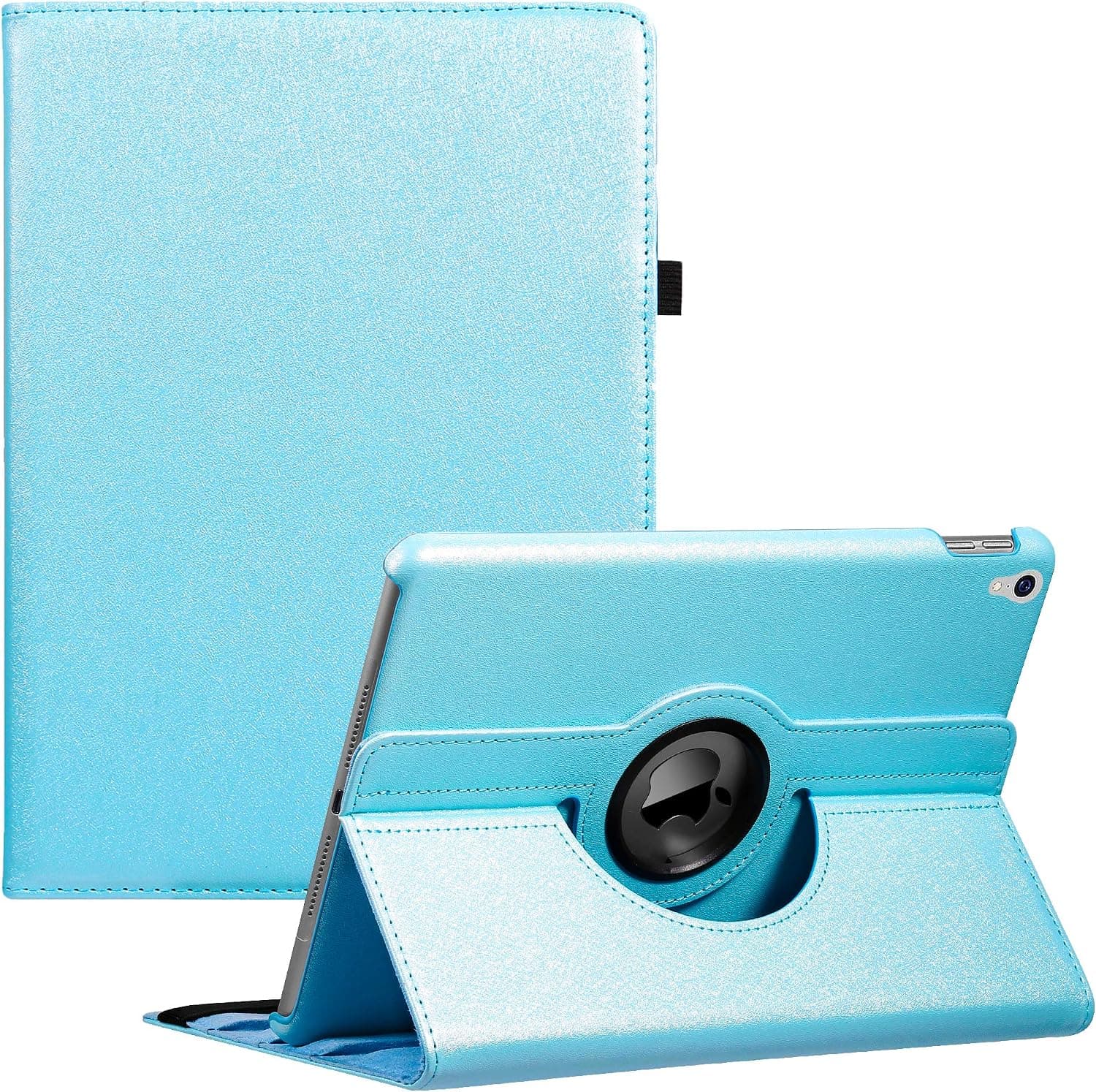 CenYouful Rotating Case for iPad Air (3rd Gen) 10.5" 2019 / iPad Pro 10.5" 2017-360 Degree Rotating Stand Protective Cover, Auto Sleep/Wake Function(Sky Blue)