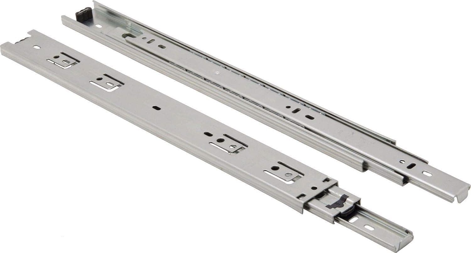 Y&Y Decor Pack of 10 Pairs 14-inch Ball Bearing Full Extension Drawer Slides, Zinc, 100 Lbs (14")