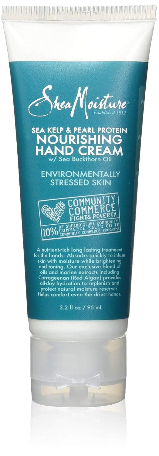 Shea Moisture Zanzibar Marine Complex Replenish & Rejuvenate Hand Cream for Unisex, 3.2 Ounce