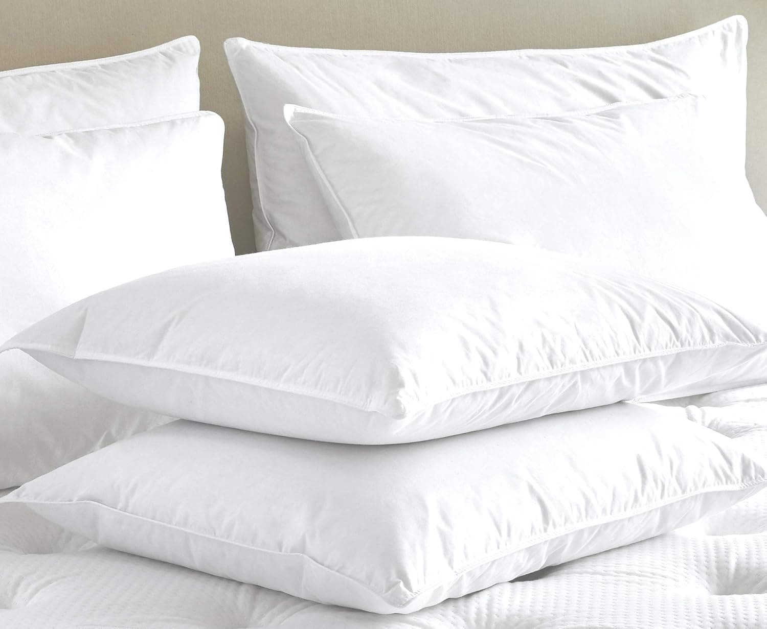 Marriott Lyocell Down Pillow - The Official Pillow - Hypoallergenic Down Pillow with No-Shift Support - Queen (20" x 30")
