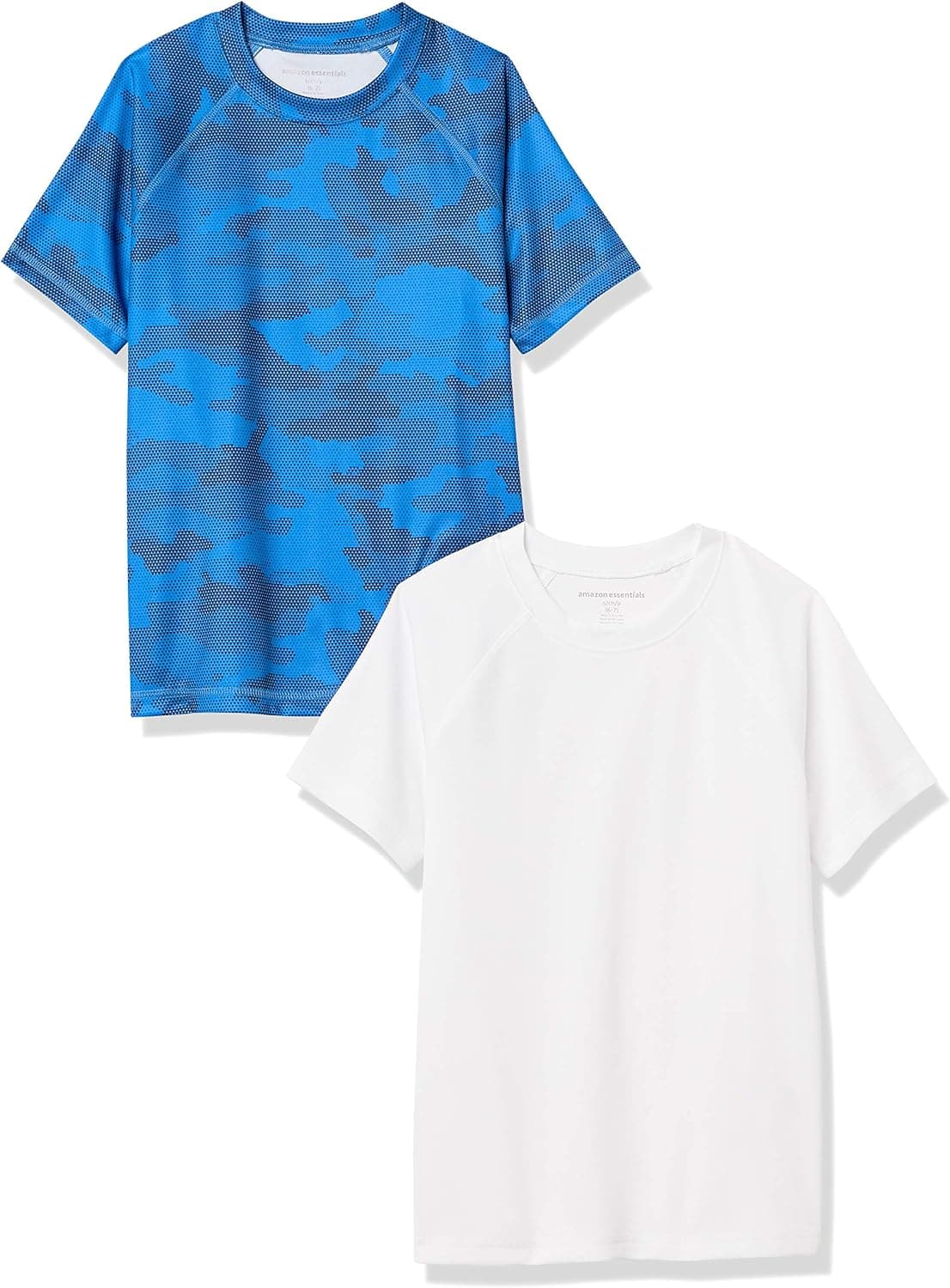 Amazon Essentials Boys and Toddlers' UPF 50+ Short-Sleeve Swim Shirt