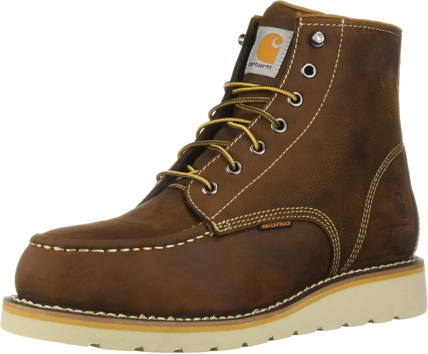 Carhartt Men's 6 Inch Waterproof Wedge Steel Toe Work Boot