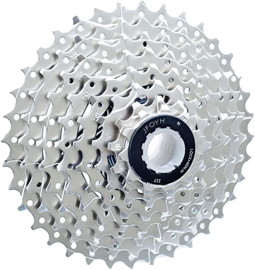 JFOYH 8 Speed Cassette 11-25T/11-28T/11-32T/11-34T/11-36T/11-40T/11-42T for Road Bike and MTB, Compatible with Shimano/SRAM/FSA HG Freehub Driver System