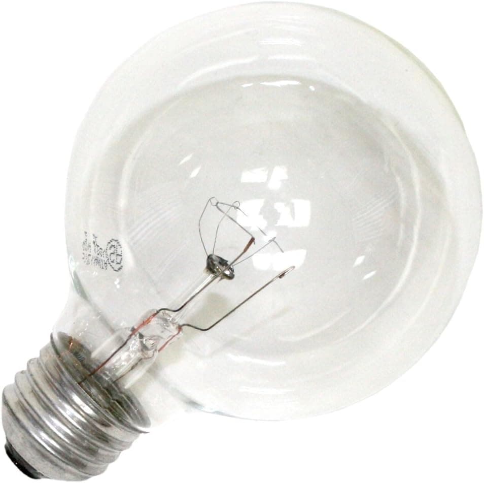 Pack of 6 25G25/CL 25 Watt G25 Medium (E26) Base Globe Incandescent Clear Light Bulb