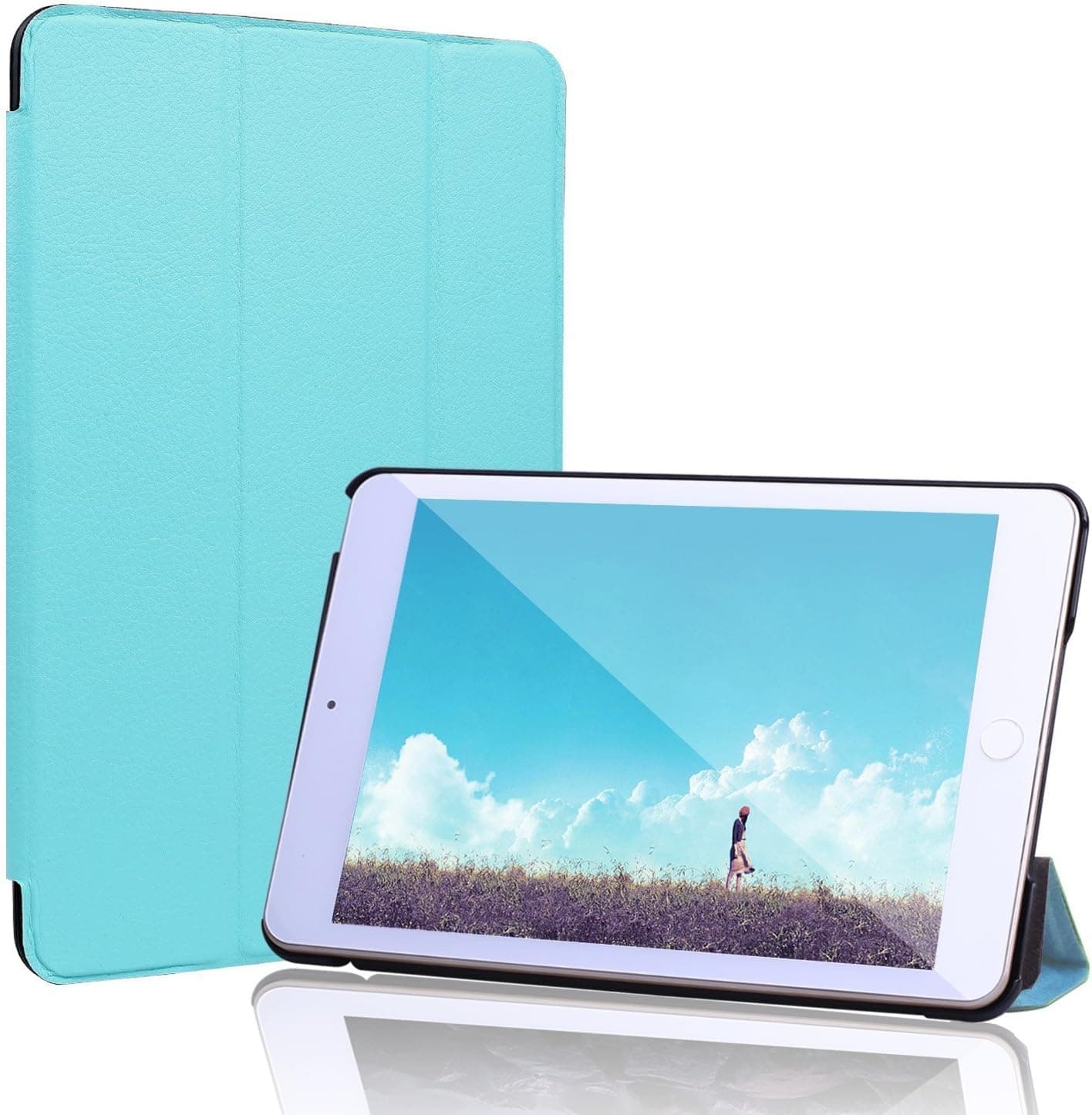 JETech Case for iPad Mini 4, Stand Function with Matte Cover, Blue