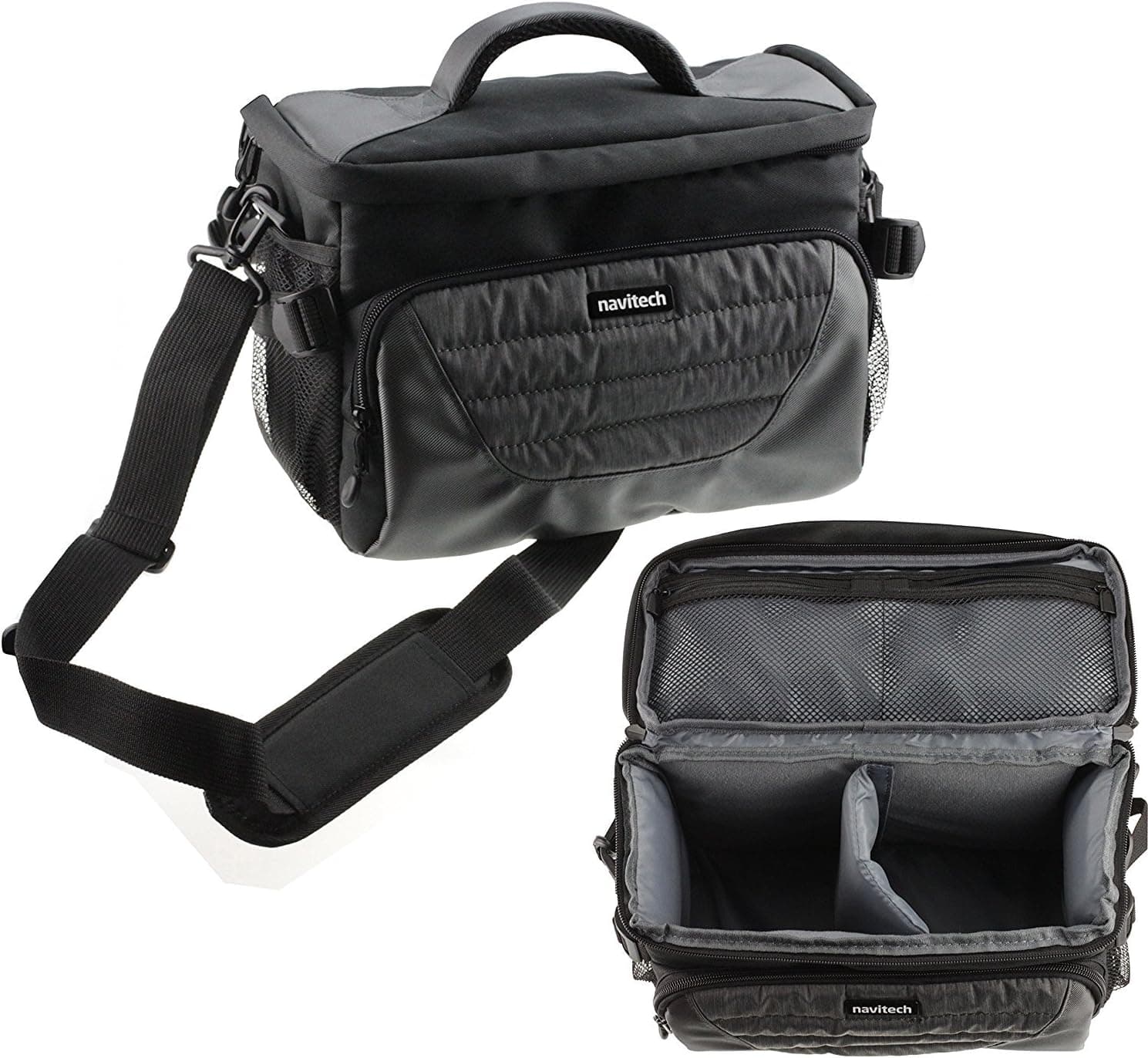 Navitech Large Camera Bag Case/ Cover Fits Camera & Additional Lense Compatible With The Canon EOS REBEL T5i / Canon EOS REBEL T5 / Canon EOS REBEL SL1 / Canon EOS 1100D/Canon EOS Rebel T3, Canon EOS 600D/Canon EOS Rebel T3i, Canon EOS 650D, Canon EOS 60D, Canon EOS 60Da, Canon EOS 6D, Canon EOS 7D, Canon EOS 5D Mark II, Canon EOS 5D Mark III