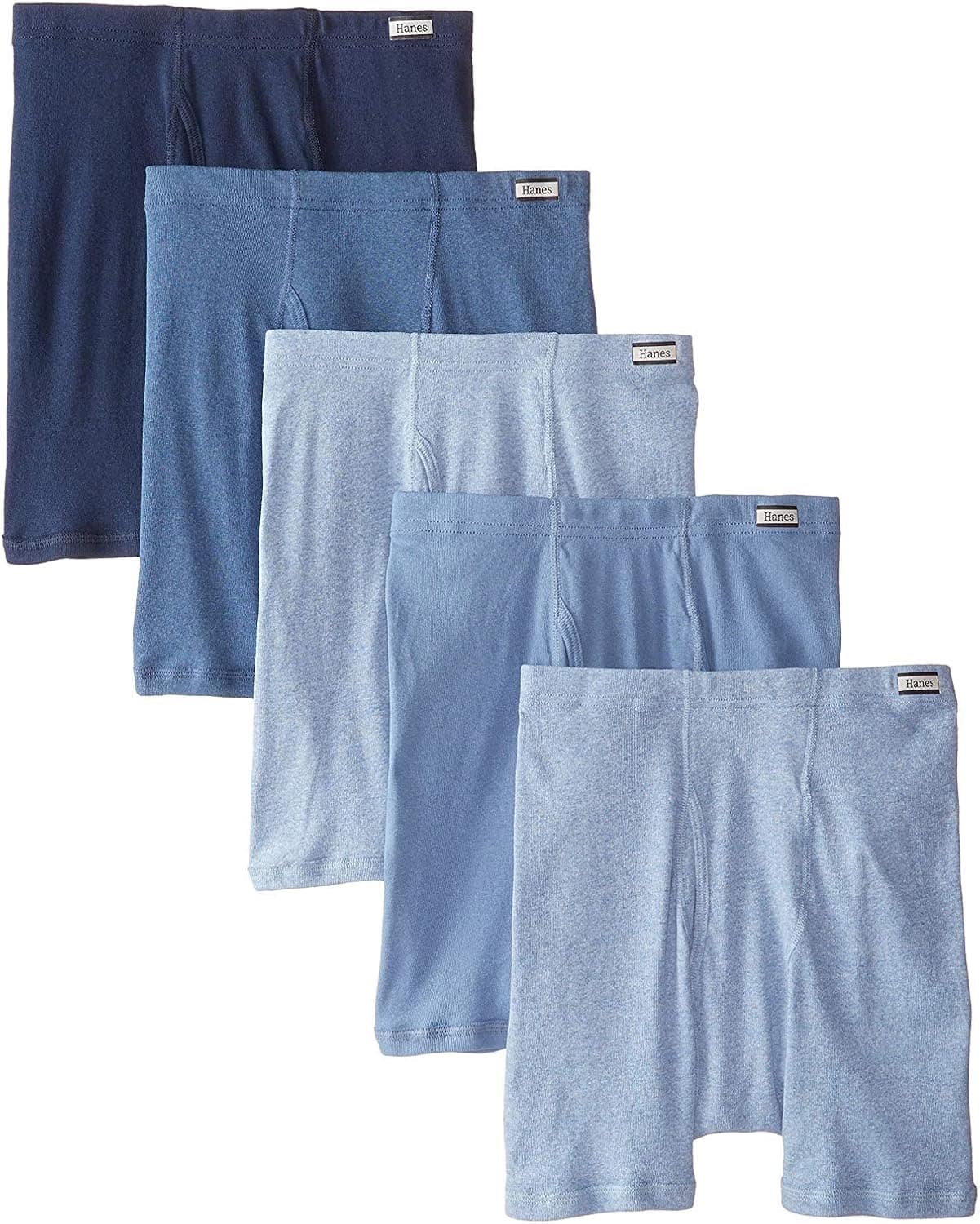 Hanes Men's FreshIQ Comfort Soft Boxer Briefs - 5 Pack and 10 Pack and Colors May Vary (Assorted, XX-Large)