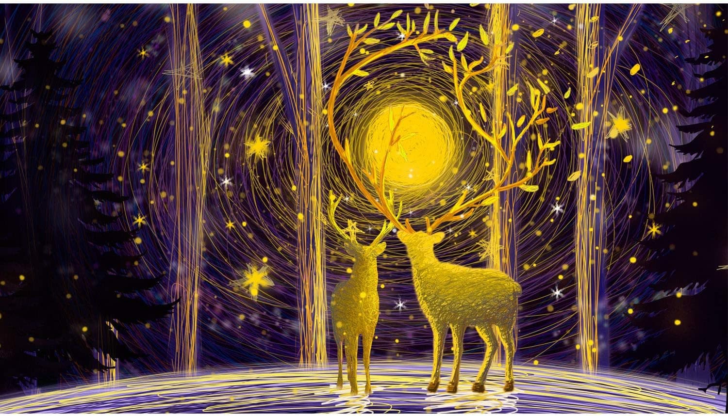 Puzzles for Adults 1000 Piece | VteePck Dear in The Forest Puzzle Mini Jigsaw Puzzles | Entertainment Toys for Adult Birthday Gift Home Decor 16x12 inch