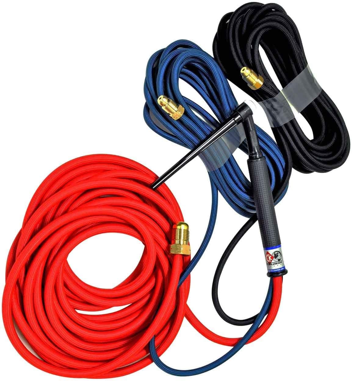 CK230 Water Cooled TIG Torch Kit, Flex, 300A, 25', Super-Flex, CK2325SF FX