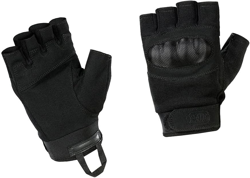 M-Tac Tactical Half Finger Gloves Mk.3 - Military Fingerless with Hard Pads for Men Airsoft Paintball Hunting
