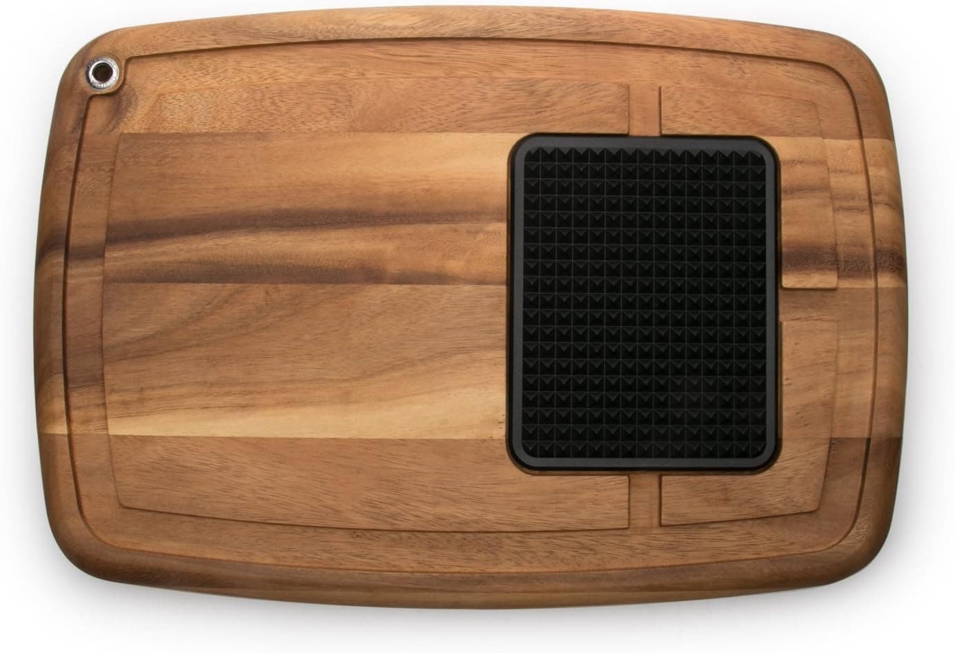 Ironwood Memphis Carving Board With Pyramid Meat Grip and Gripping Feet, 15.25 x 22 x 2.5 inches, Acacia