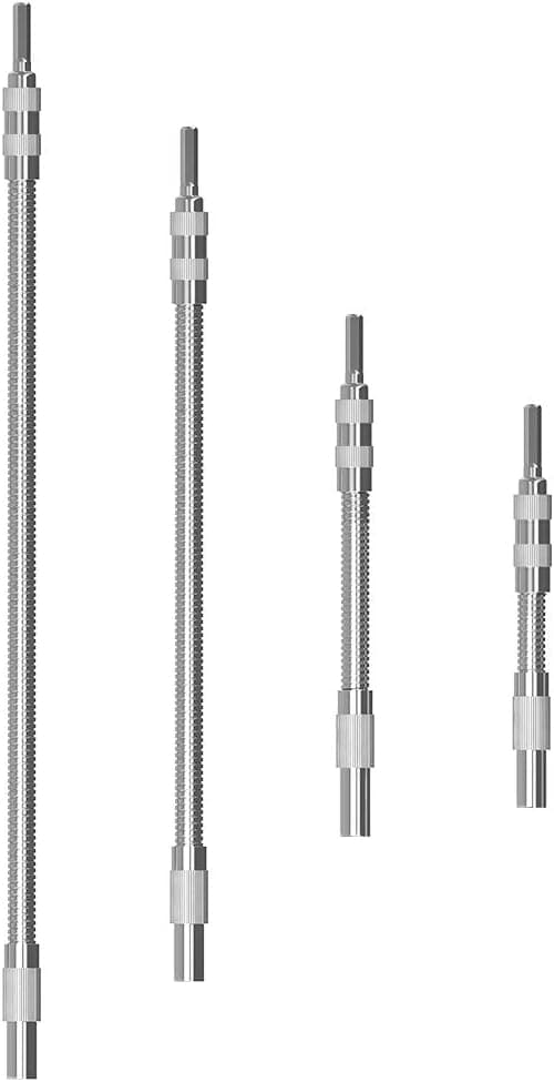 MUYDZ Metal Flexible Extension Drill Bit Holder Flex Shaft for Connect Drive Shaft Tip Drill Bit Kit Adaptor Pack of 4