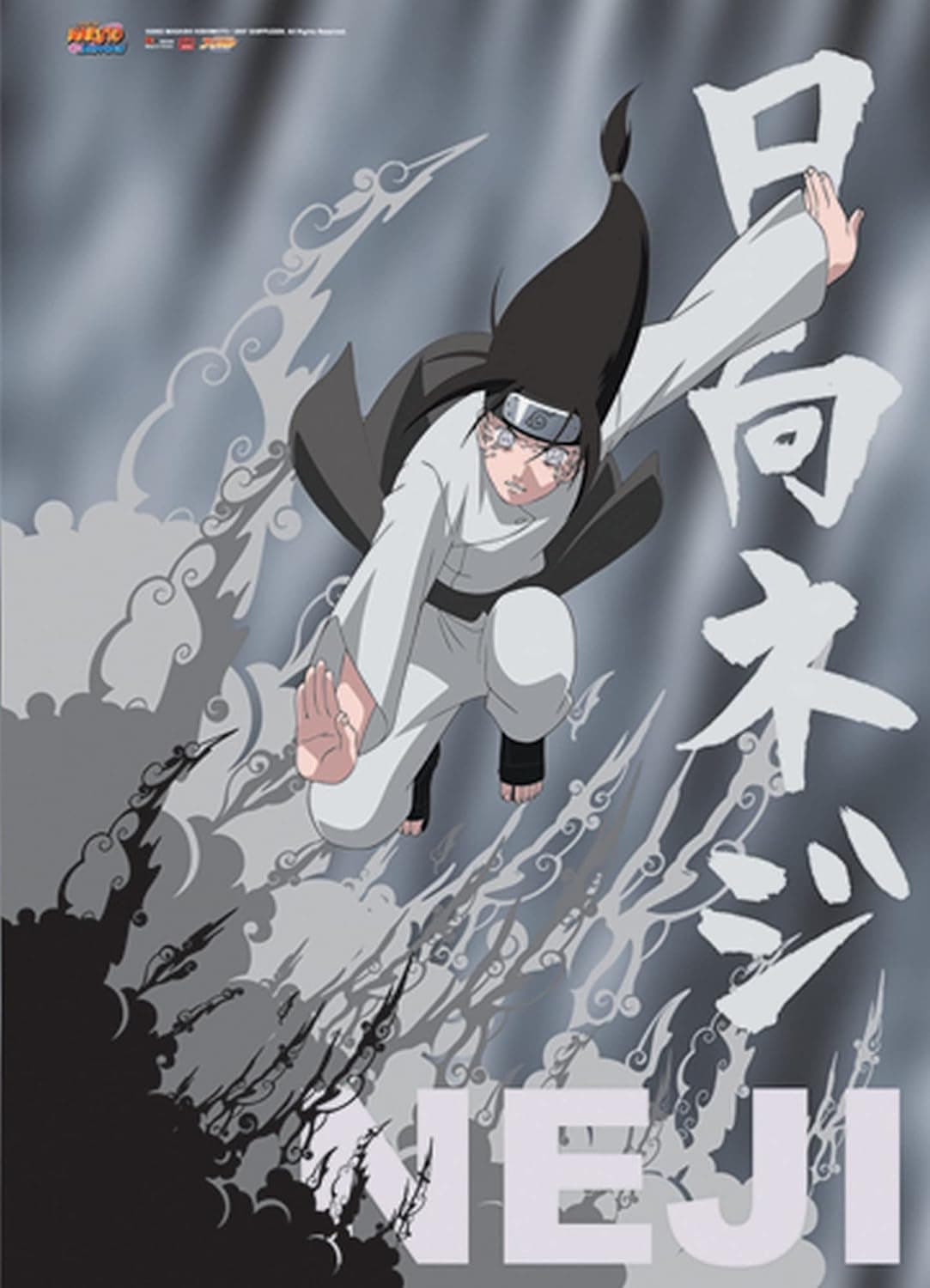 Great Eastern Entertainment Naruto Shippuden Neji Wall Scroll, 31 by 43-Inch